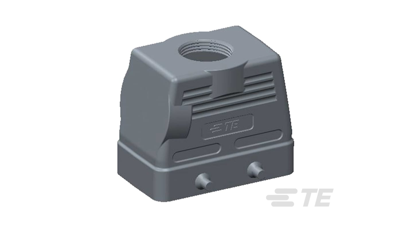 TE Connectivity HDC Heavy Duty Power Connector Hood, M25 Thread, Bottom Entry