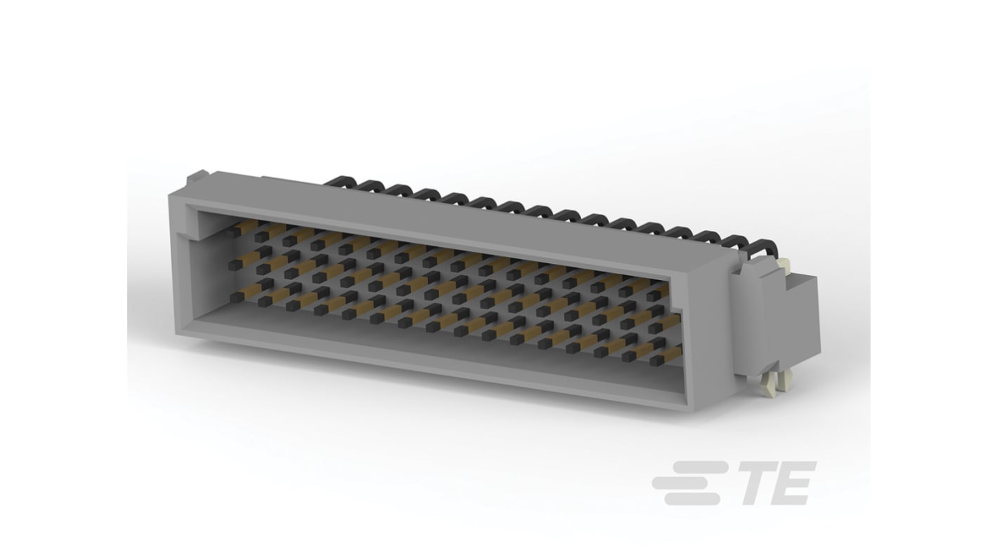 TE Connectivity, EUROCARD 2.54mm Pitch Backplane Connector, Male, Right Angle, 3 Row, 48 Way, 5650916