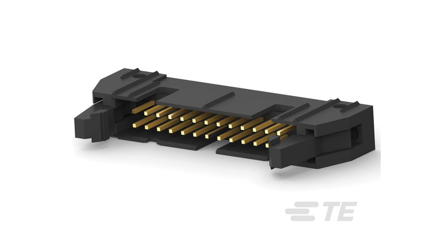 File di contatti PCB TE Connectivity, 26 vie, 2 file, passo 2.54mm