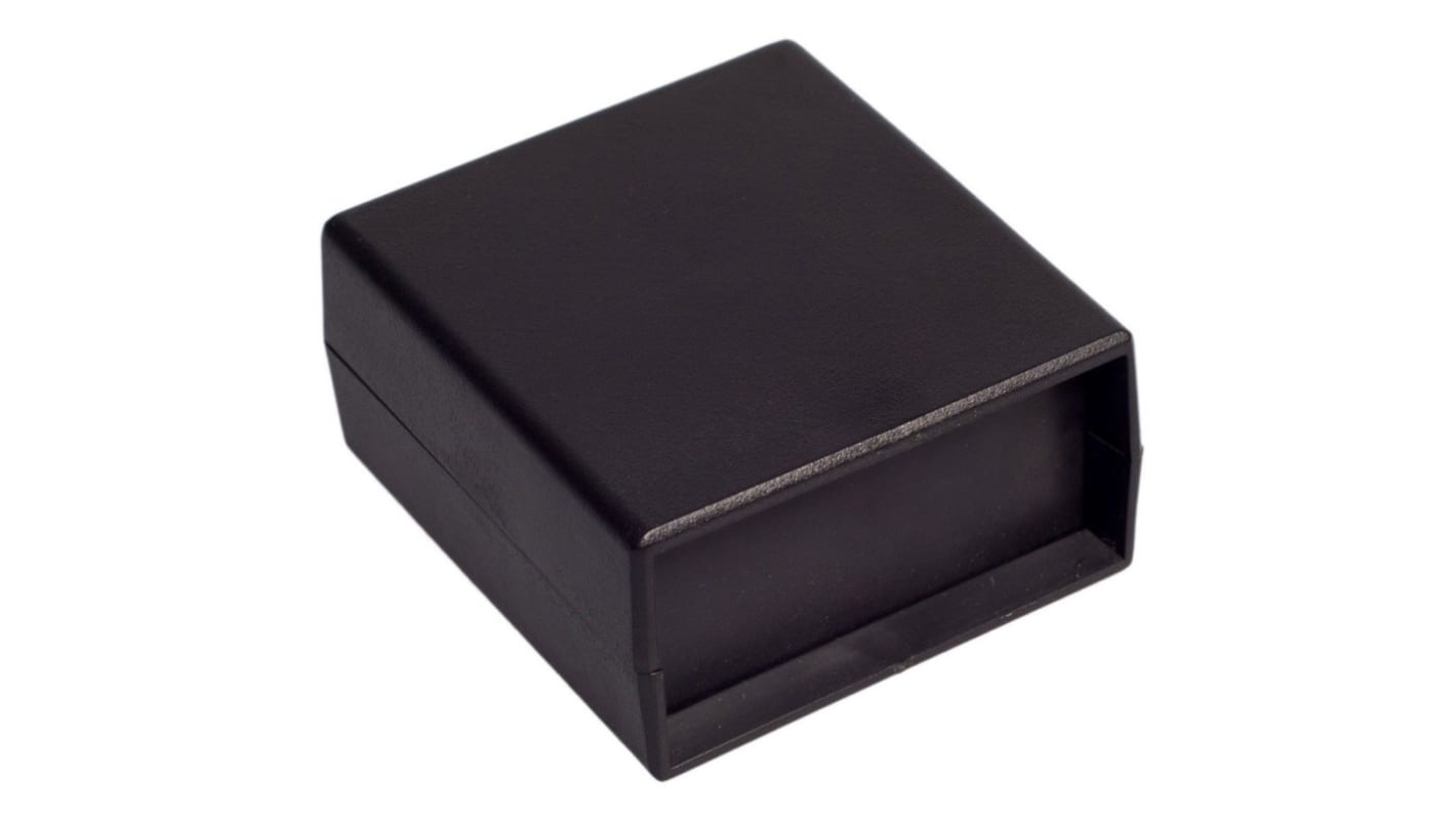 RS PRO Black ABS Enclosure, IP40, IK05, 74 x 68 x 36mm