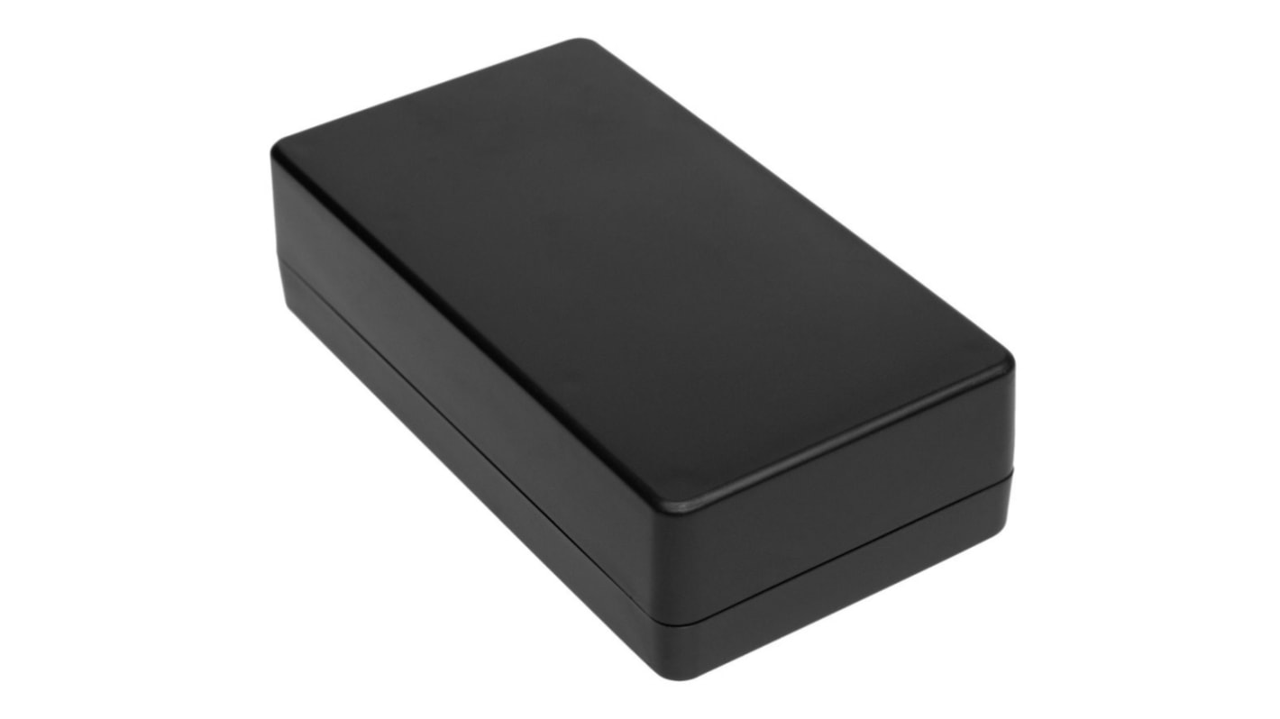 RS PRO Black ABS Enclosure, IP53, IK06, 154 x 84.5 x 42.5mm