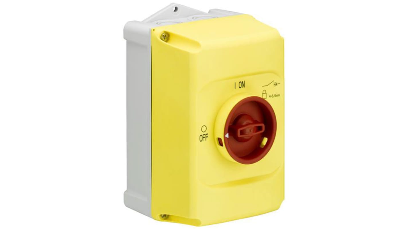 ABB Yellow Plastic Push Button Enclosure -