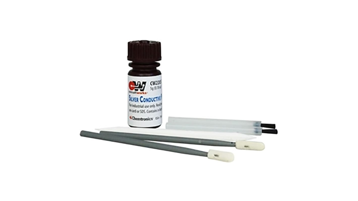 Chemtronics Silver Conductive Lacquer for Electronics, PCBs