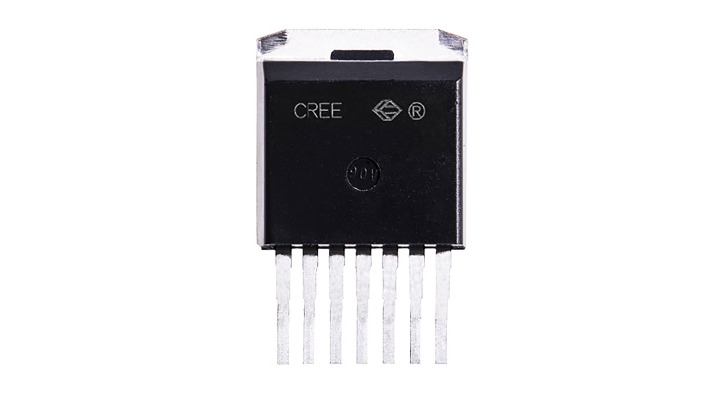 Wolfspeed SiC N-Channel MOSFET, 30 A, 1200 V, 7-Pin D2PAK C3M0075120J