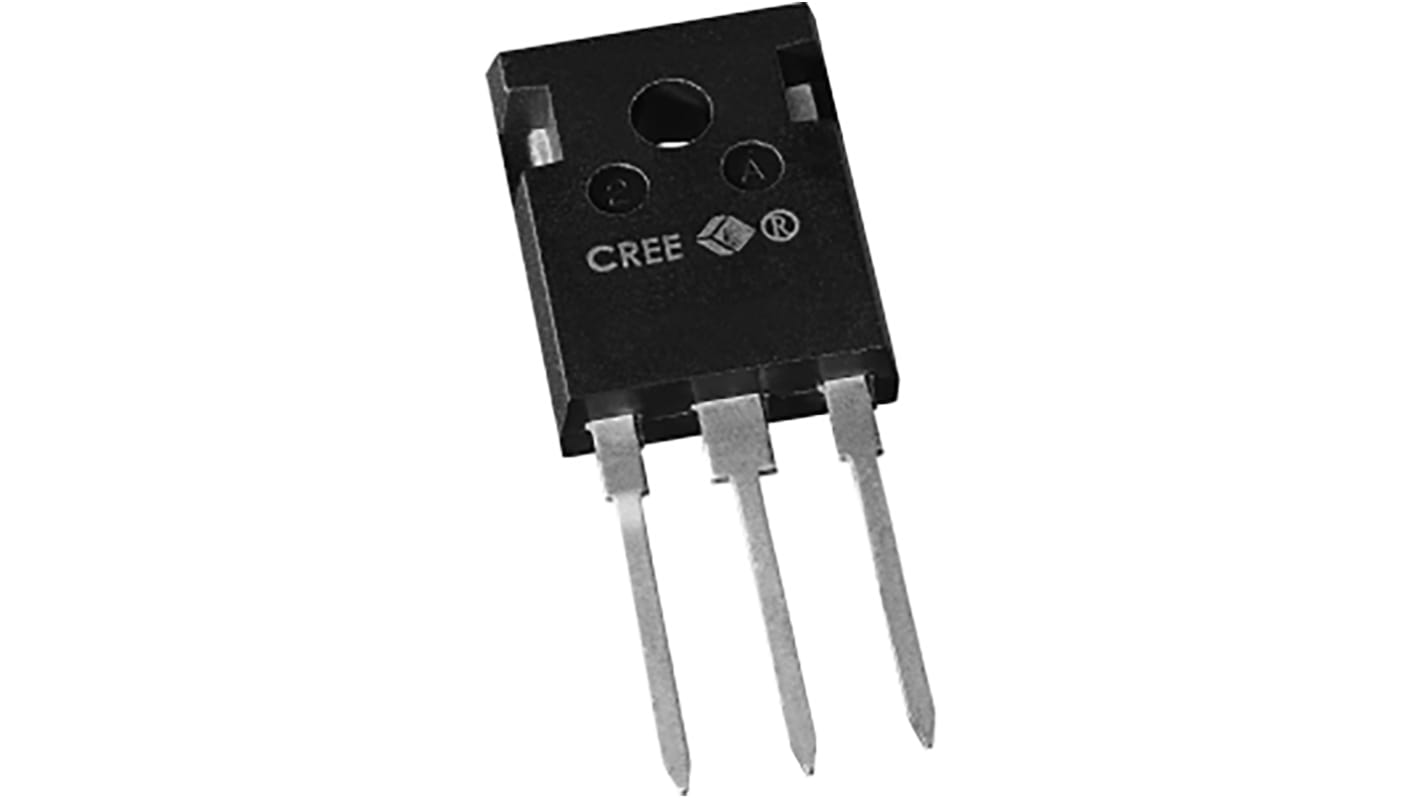 Wolfspeed C3M0075120D N-Kanal, THT MOSFET 1200 V / 30 A 113,6 W, 3-Pin TO-247