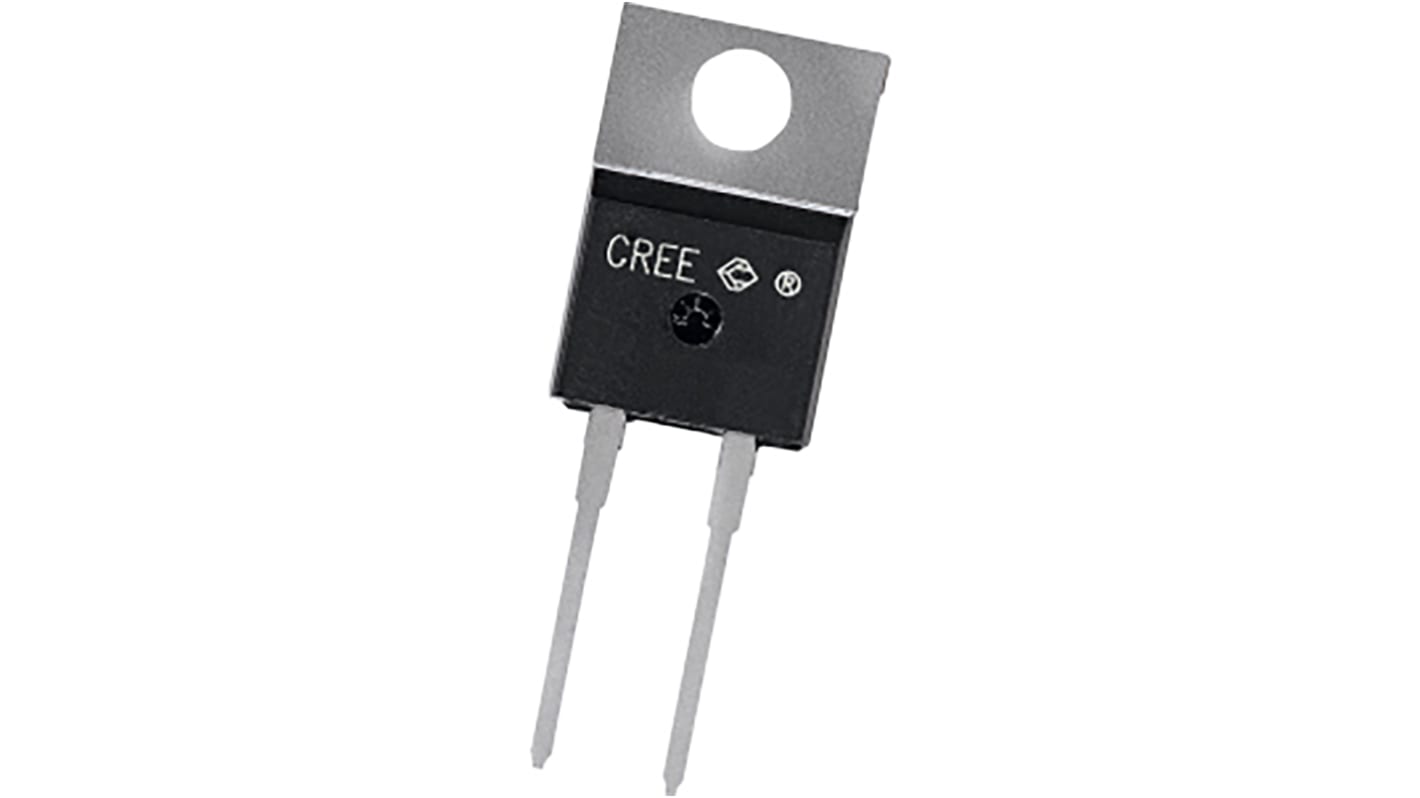 Wolfspeed 650V 10A, SiC Schottky Diode, 2-Pin TO-220 C6D10065A