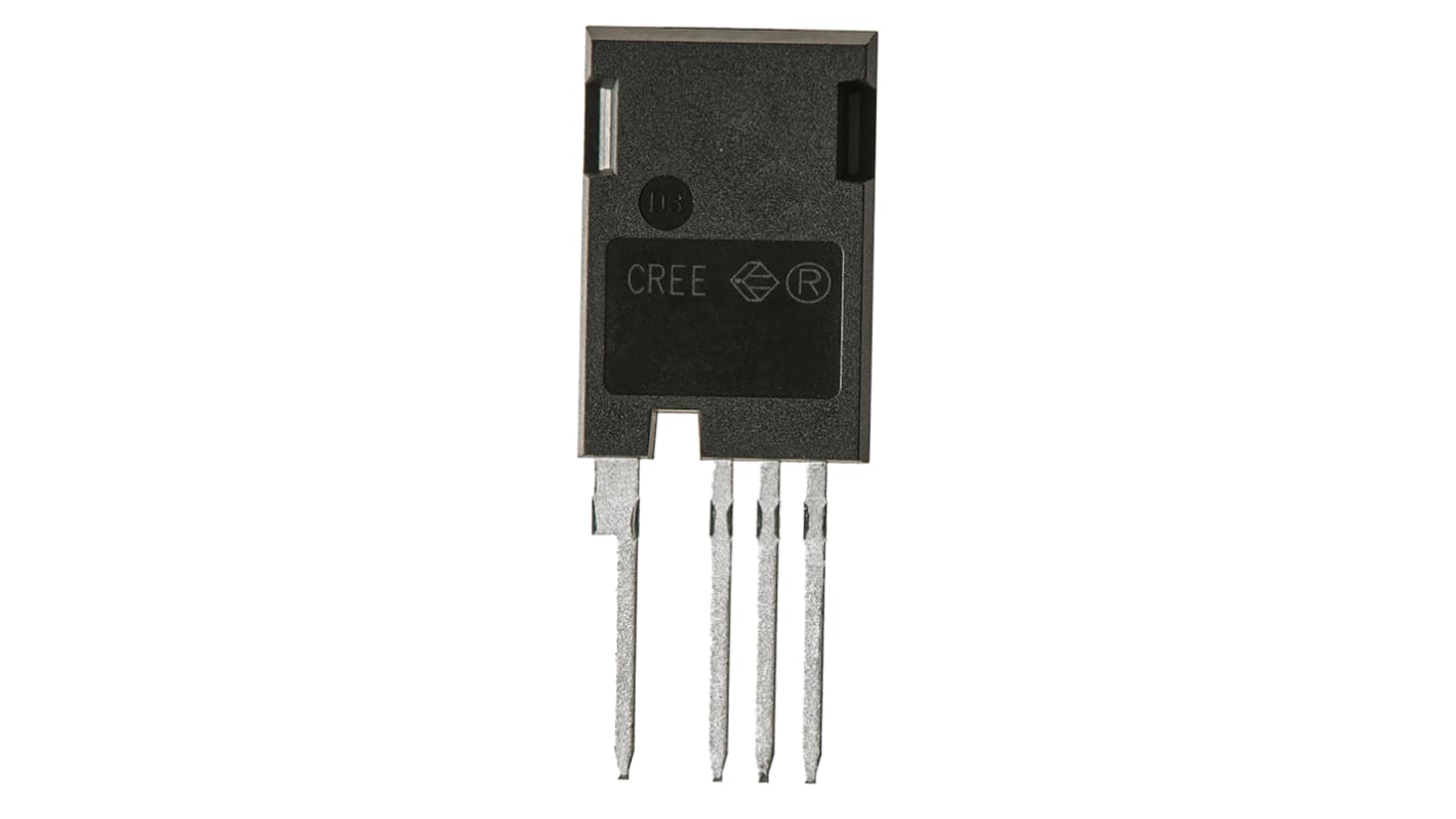 SiC N-Channel MOSFET, 40 A, 1700 V, 4-Pin TO-247 Wolfspeed C2M0080170P