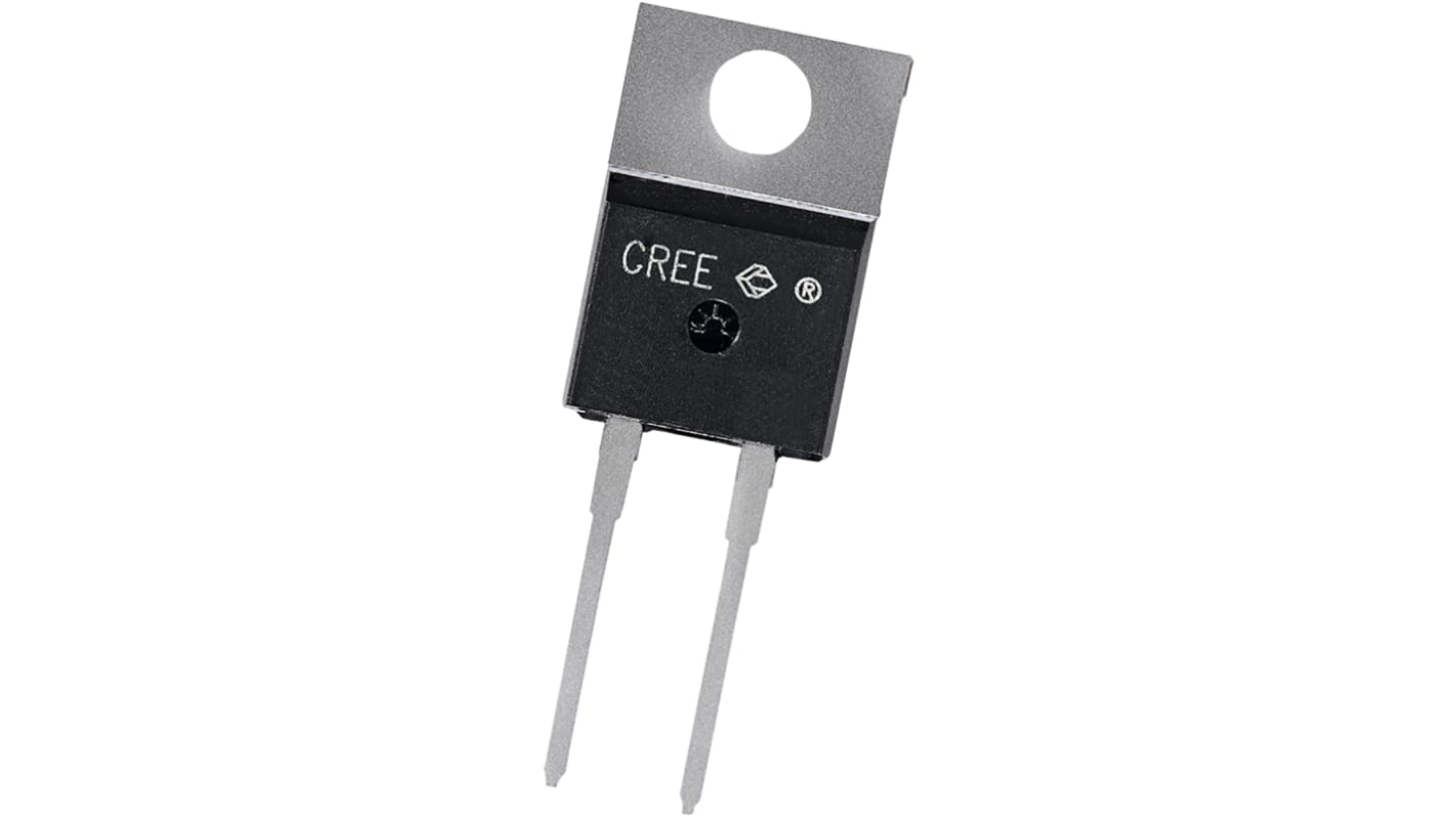 Wolfspeed 600V 2A, SiC Schottky Rectifier & Schottky Diode, 2-Pin TO-220 CSD01060A