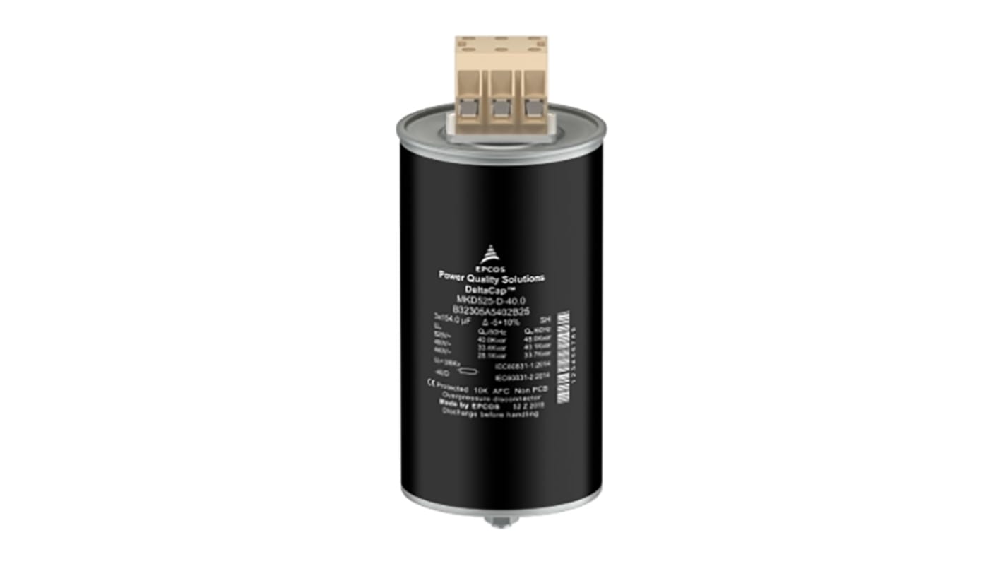 EPCOS Power Factor Correction Capacitor (PFC) 115μF 25kvar 30kvar 3