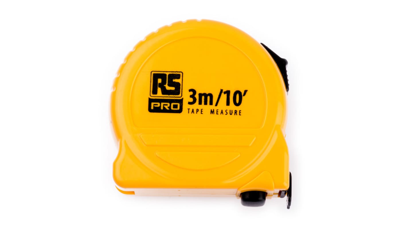 RS PRO 3m Tape Measure, Metric & Imperial