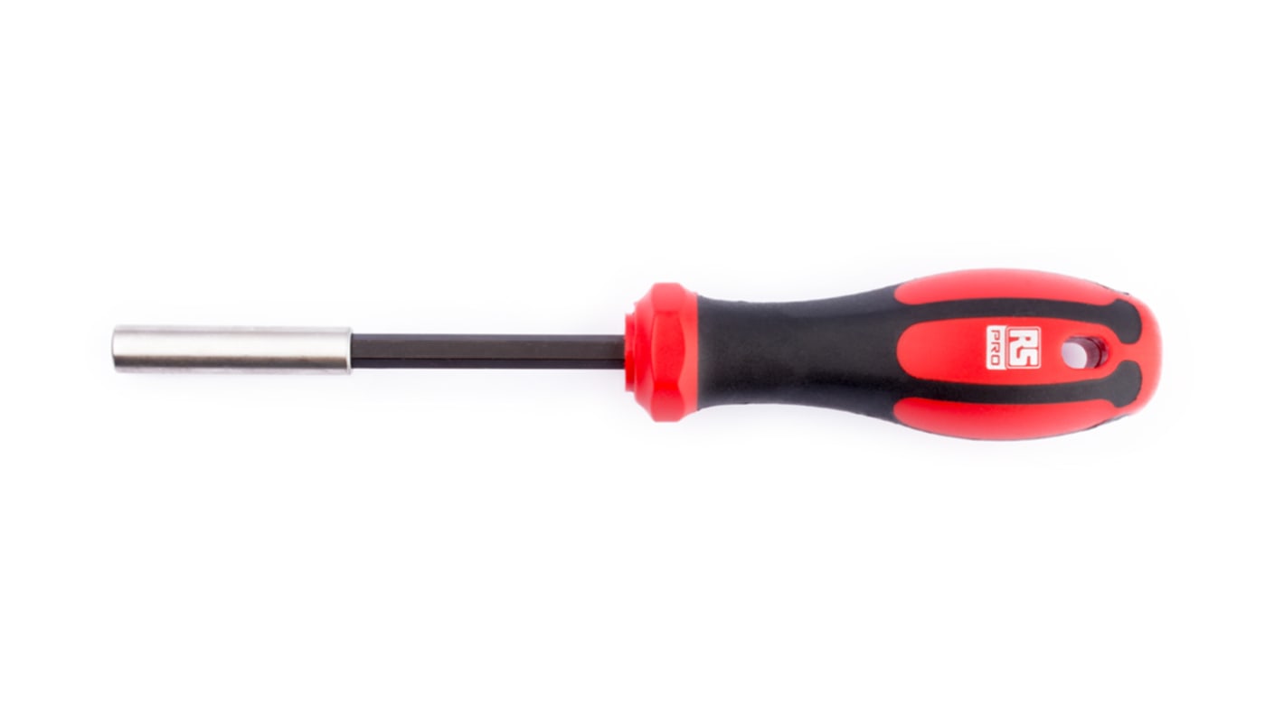 Cacciavite a bussola RS PRO, punta da 1/4 poll., L. tot 100,0 mm