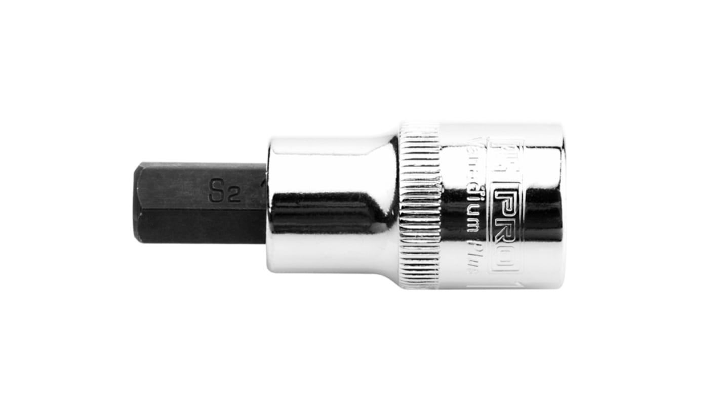 RS PRO 1/2 in Drive Bit Socket, Hex Bit, 5mm, 55 mm Overall Length