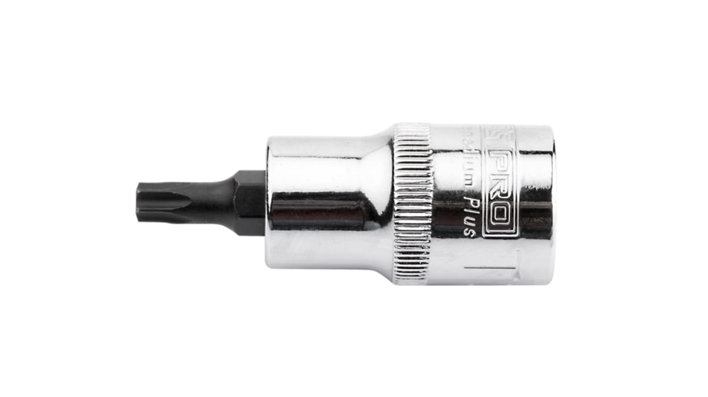RS PRO 梅花头钻头套筒, 1/2 in驱动头, 55 mm总长, 铬钒钼钢制