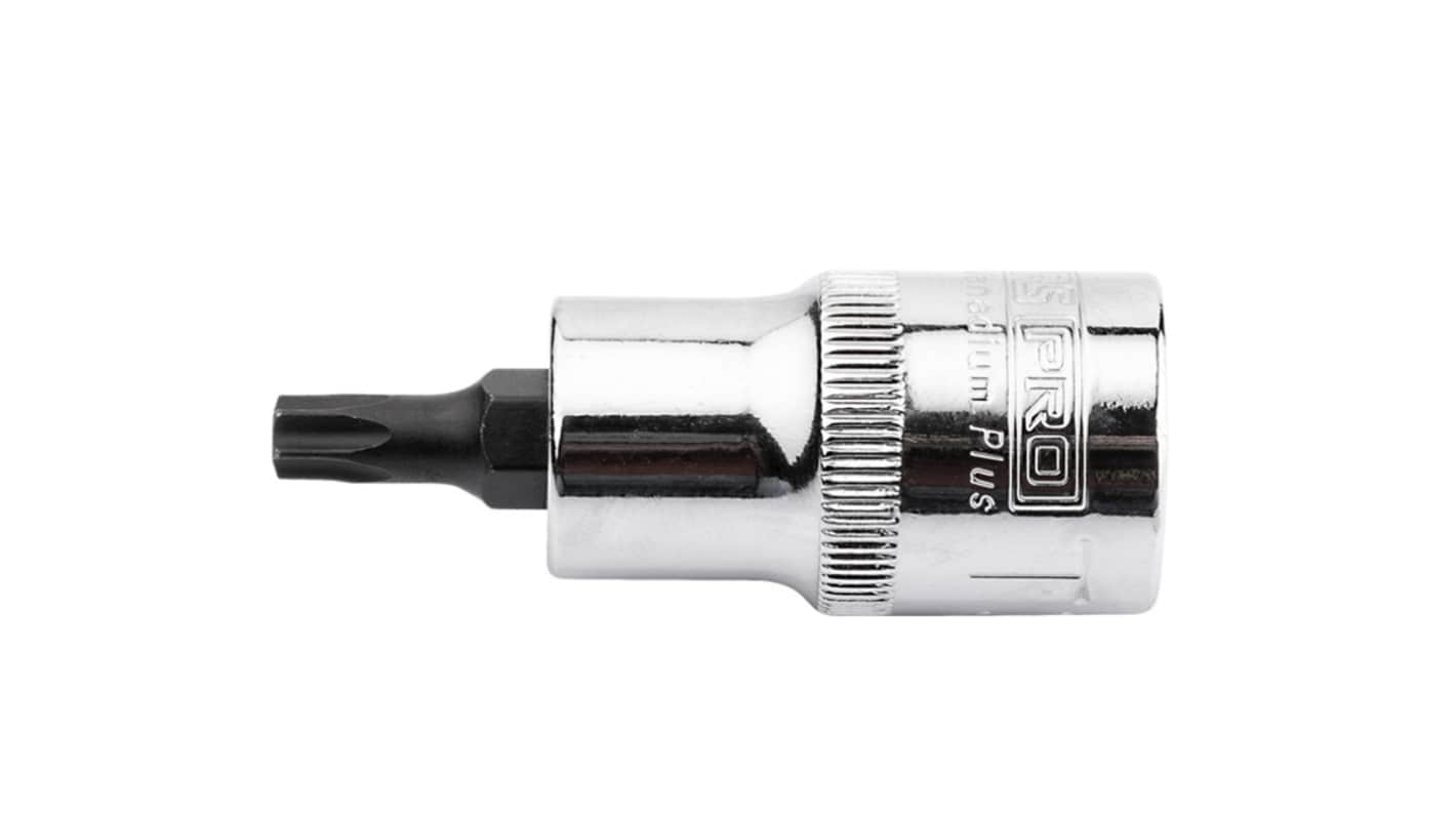 RS PRO 梅花头钻头套筒, 1/2 in驱动头, 55 mm总长, 铬钒钼钢制