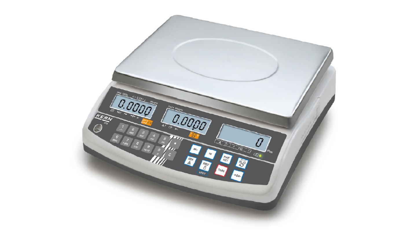 Kern CFS 15K0.2+C Counting Weighing Scale, 15kg Weight Capacity PreCal