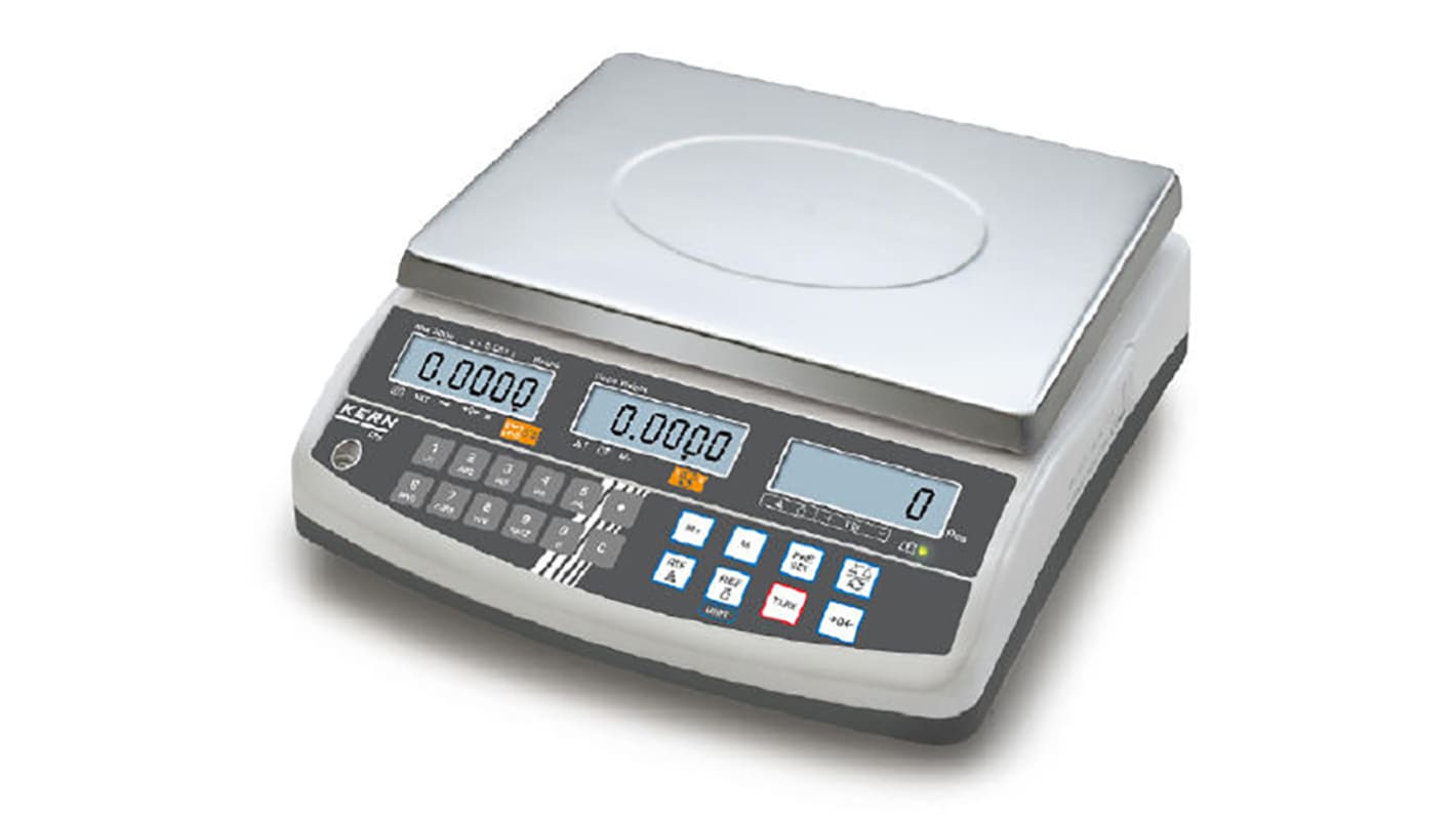 Kern CFS 6K0.1+C Counting Weighing Scale, 6kg Weight Capacity PreCal