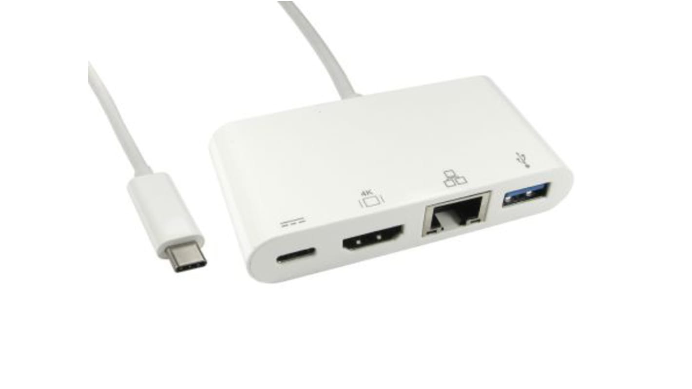 Adapter, do wyświetlaczy: 1, USB C, USB 3.1, HDMI