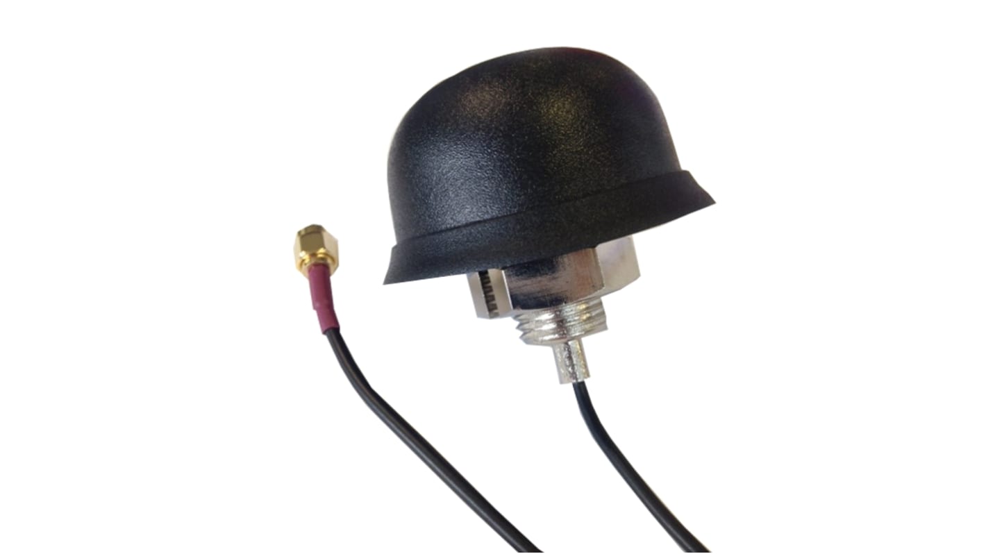RF Solutions ANT-GSMPUKS2-SMA Puck Multiband Antenna with SMA Connector, 2G (GSM/GPRS), 3G (UTMS)