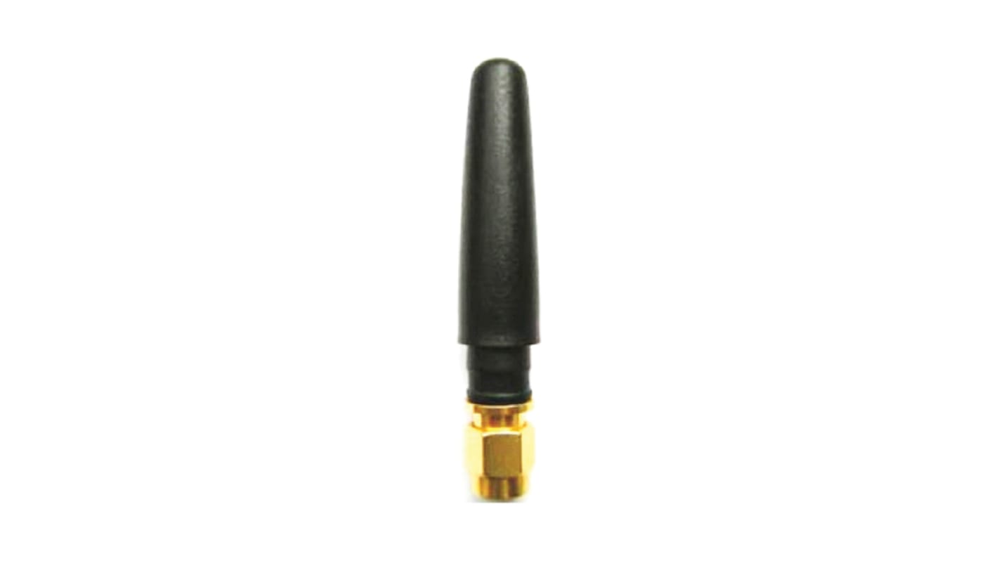 RF Solutions ANT-MSTUB-SMAM Stubby Multiband Antenna with SMA Connector, 4G (LTE)