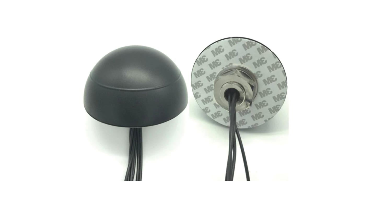 RF Solutions ANT-M5PUK-SMA Dome Multiband Antenna with SMA Connector, 4G (LTE), GPS, WiFi (Dual Band)