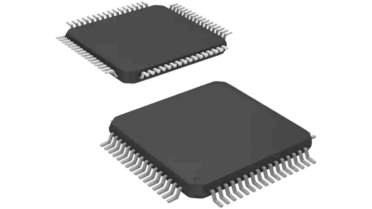 Renesas Electronics, 32bit RX, RX231 Microcontroller, 54MHz, 256 kB Flash, 64-Pin LFQFP