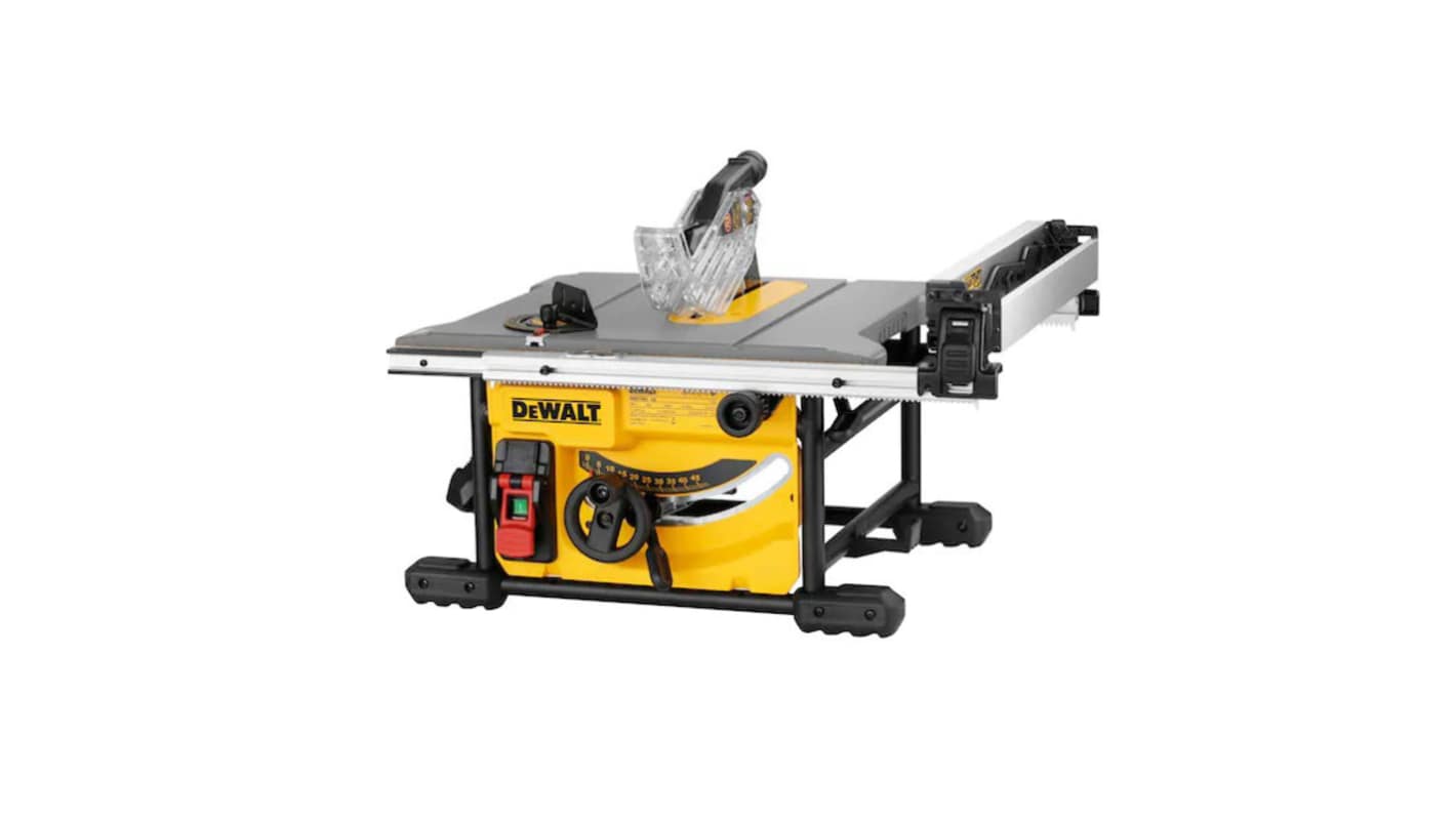 DeWALT DWE7485-GB 210mm Corded Table Saw, 240V, Type G - British 3-Pin
