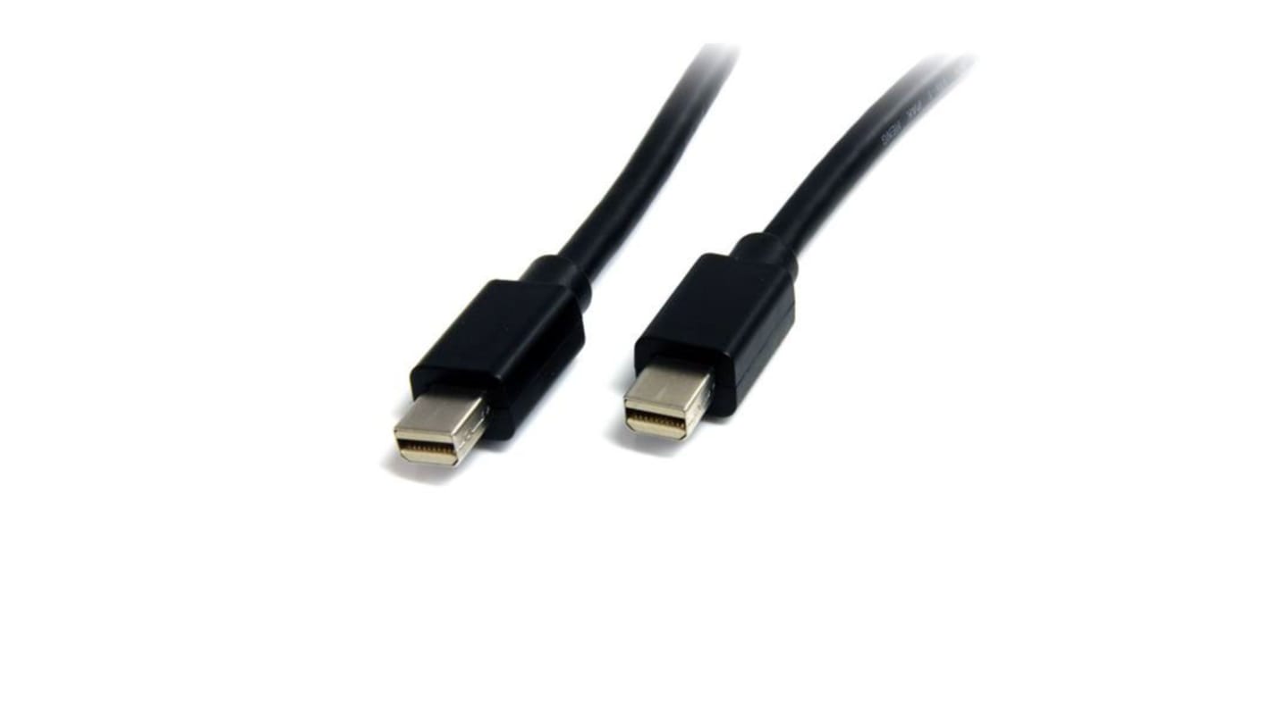 Kabel DisplayPort długość 1m B: Złącze DP (Display Port) Mini męskie A: Złącze DP (Display Port) Mini męskie v. 1.2