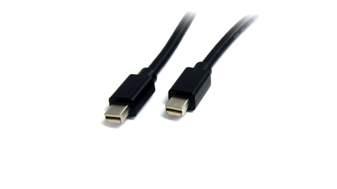 StarTech.com Male Mini DisplayPort to Male Mini DisplayPort, PVC  Cable, 4K @ 60 Hz, 1m