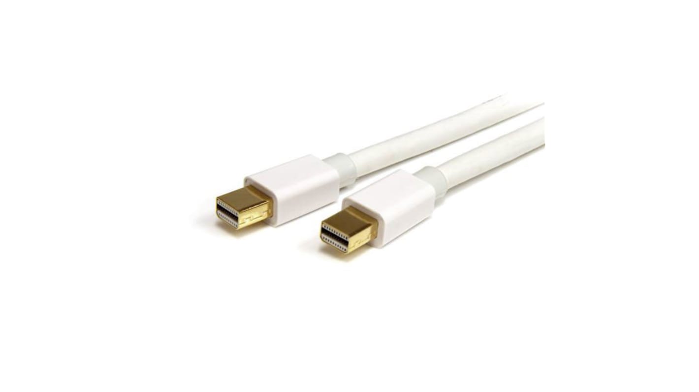 StarTech.com Male Mini DisplayPort to Male Mini DisplayPort, PVC Cable, 4K @ 60 Hz, 1m