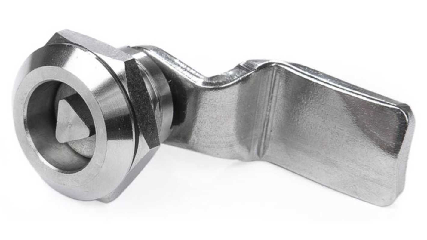 Clé triangulaire RS PRO en Acier inoxydable Acier inoxydable, déverrouillage Tête triangulaire Argent, IP54