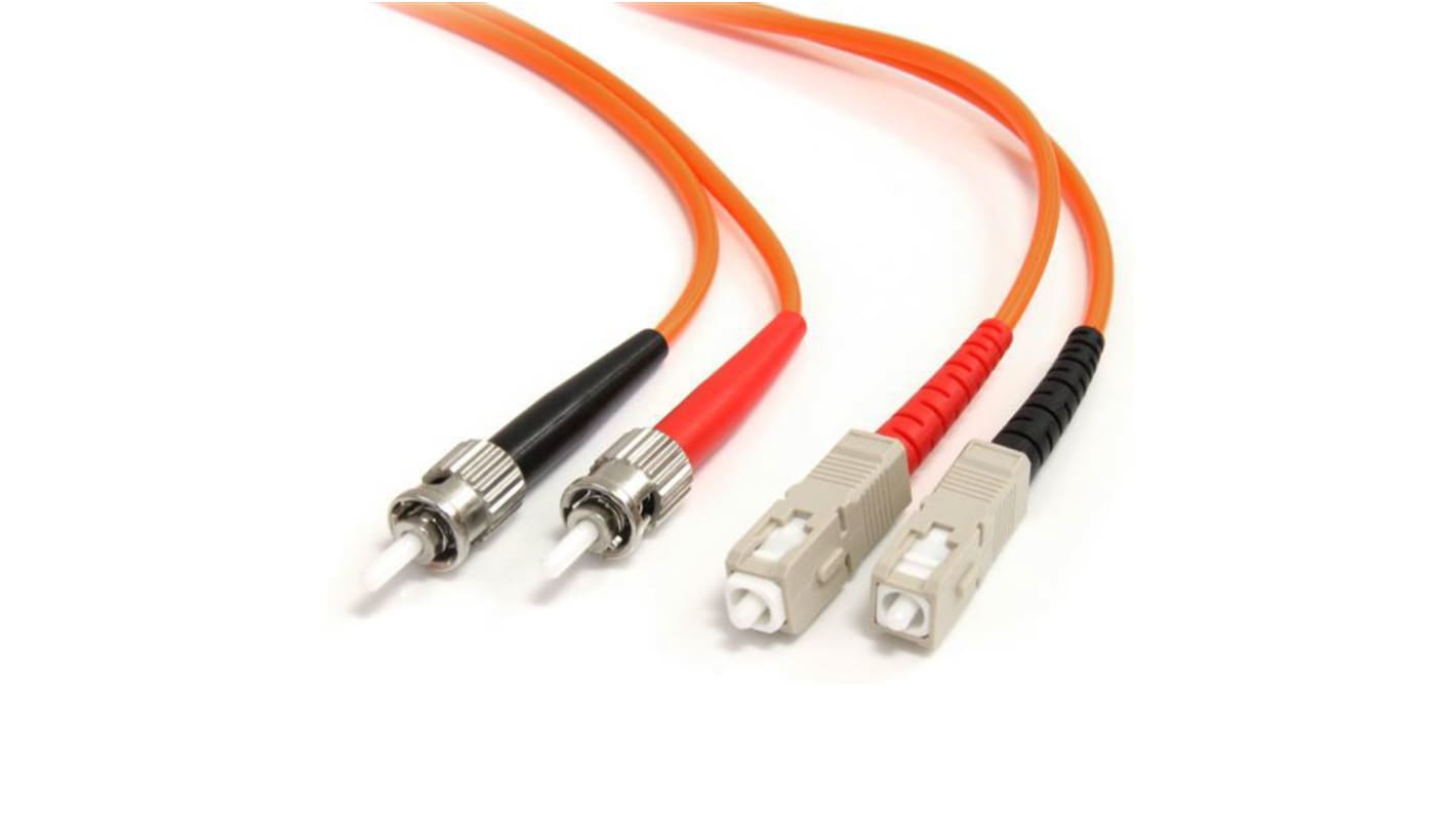 StarTech.com LWL-Kabel 2m Multi Mode Patchkabel Orange 62.5/125μm SC ST