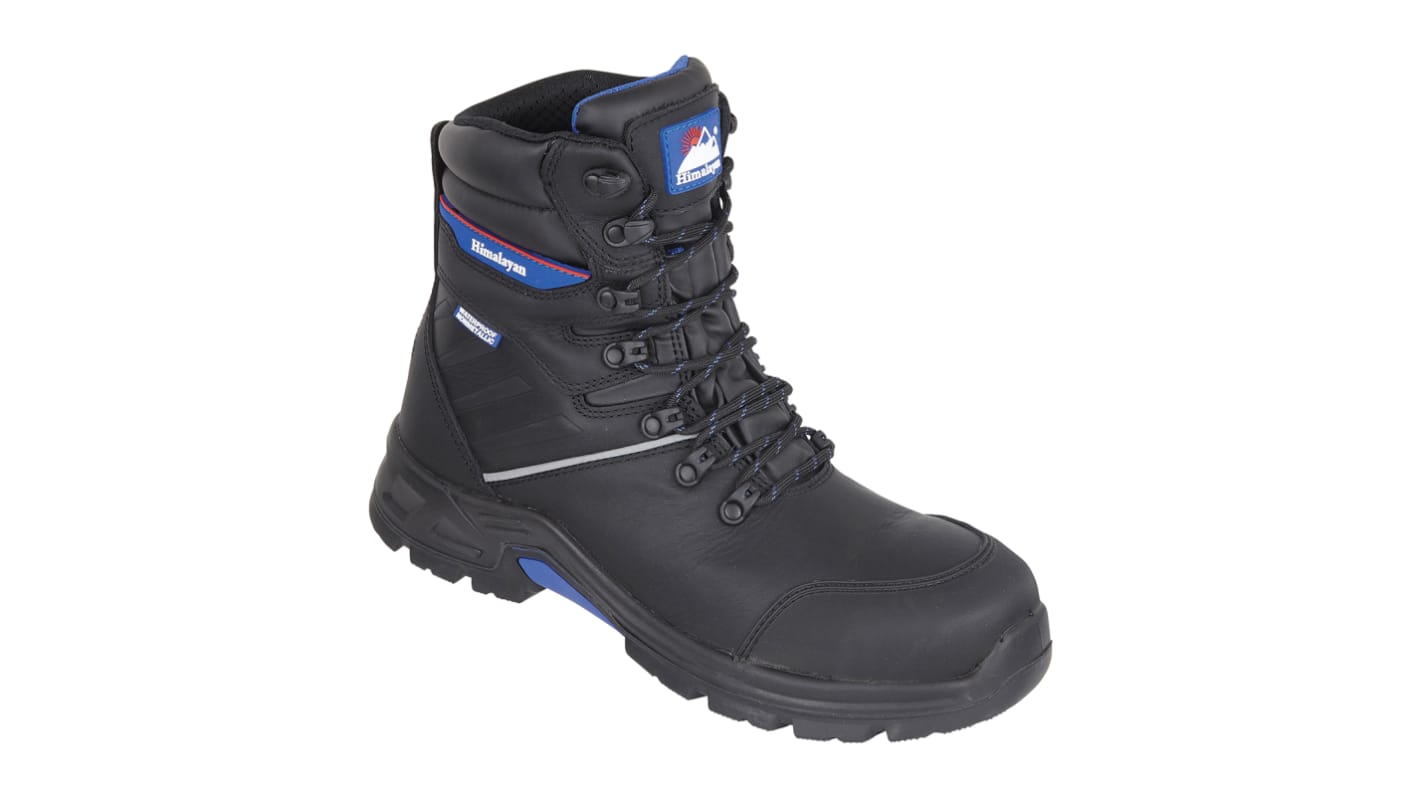 Scarponcini antinfortunistici S3 Himalayan tg. 42, col. Nero, resistenti all'acqua, con puntale di sicurezza