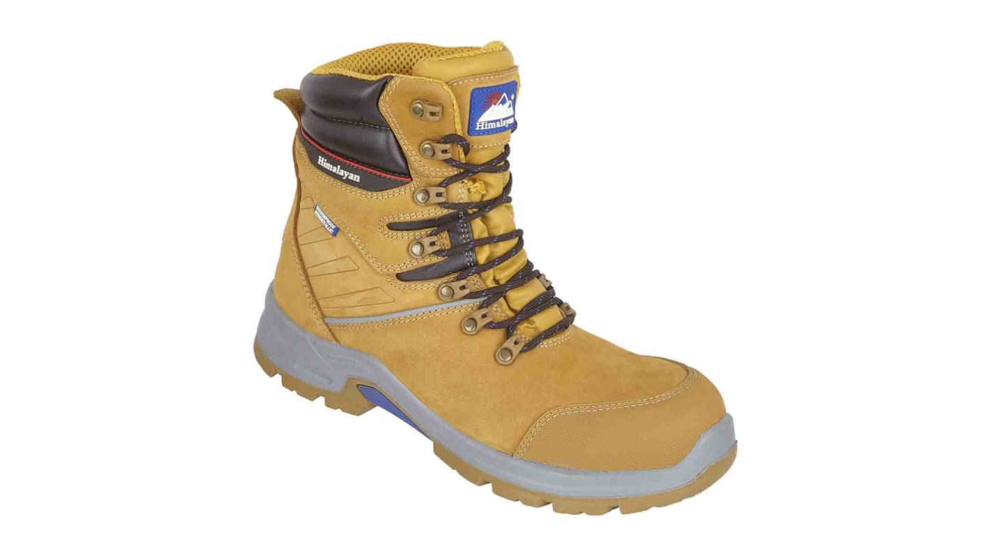 Himalayan 5211 Honey Non Metallic Toe Capped Ankle Safety Boots, UK 13, EU 48