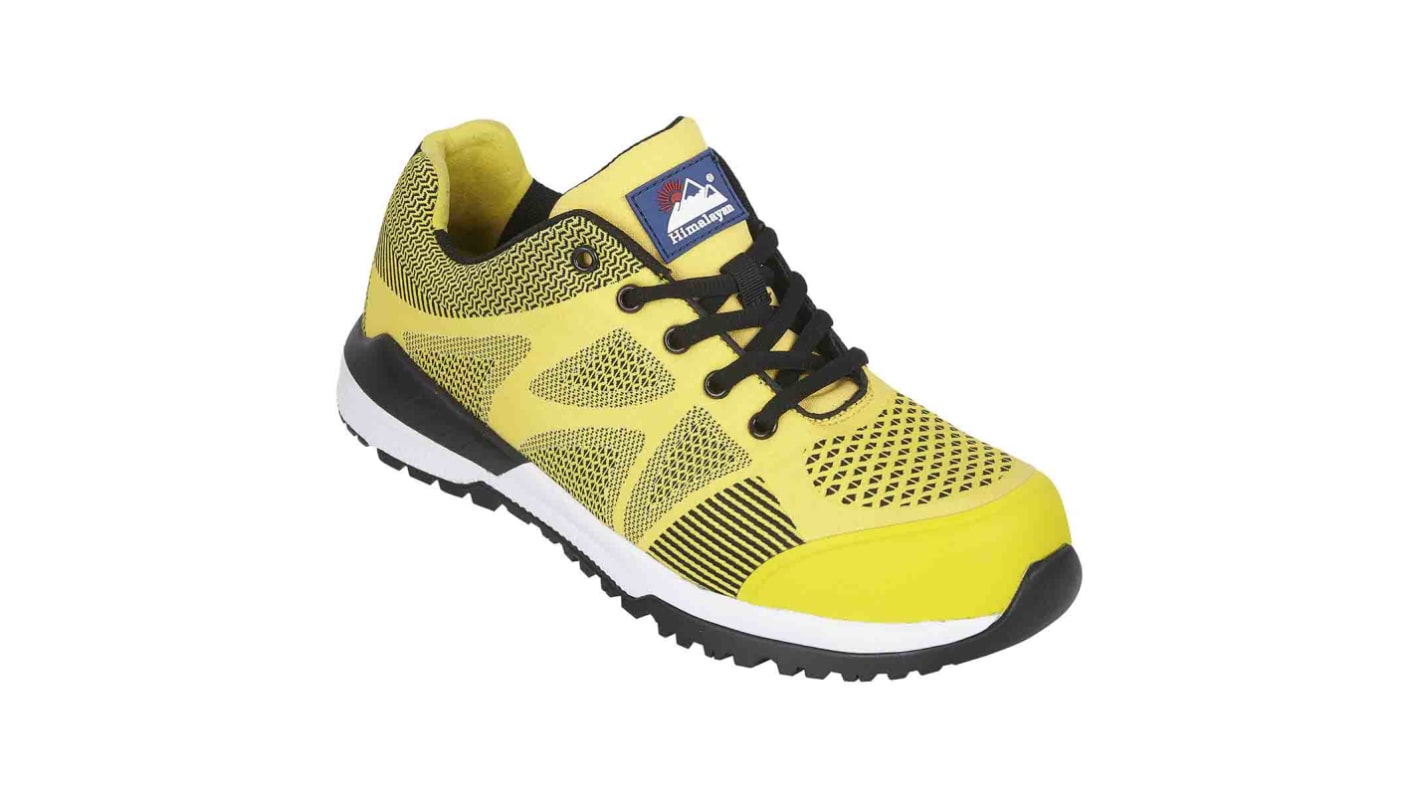 Himalayan 4312 Unisex Yellow Non Metallic  Toe Capped Safety Trainers, UK 11, EU 46