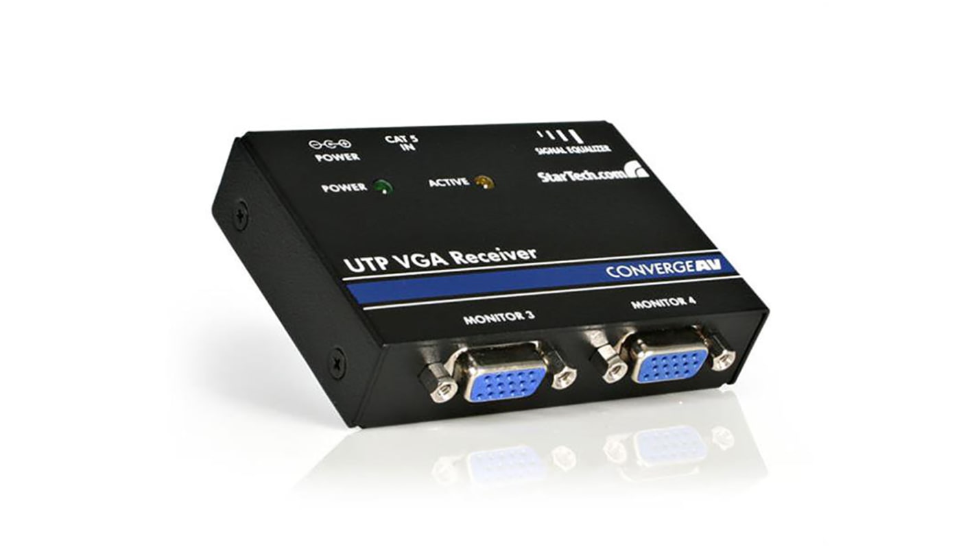 StarTech.com VGA over CATx Extender Receiver 150m, 1024 x 768 Maximum Resolution