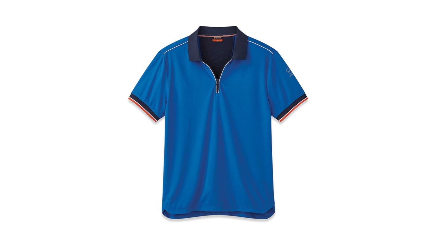 Parade OLLEY Blue Polyester Polo Shirt, UK- S, EUR- S