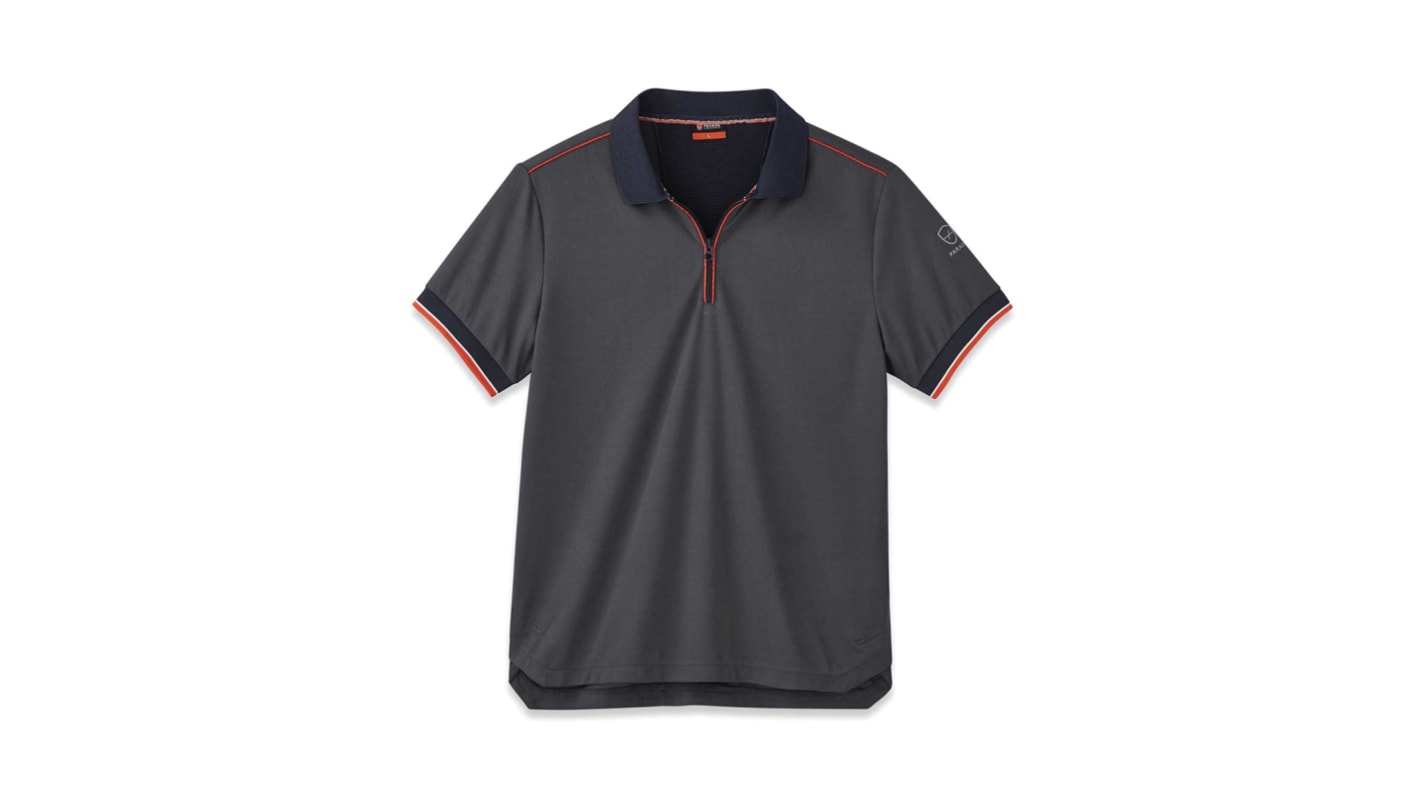 Parade OLLEY Grey Polyester Polo Shirt, UK- 3XL, EUR- 3XL