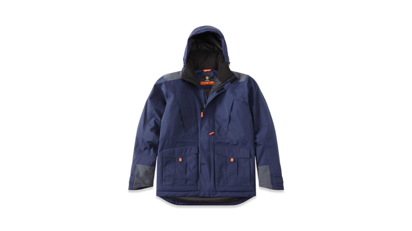 Parka Blu Navy L per Uomo Impermeabile ORMOZ