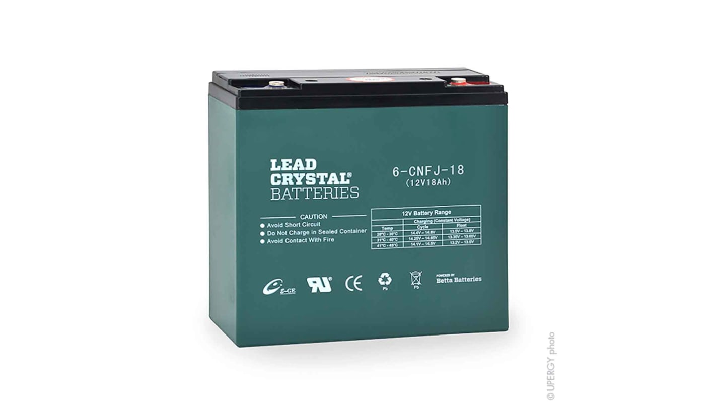 ENIX Energies 12V Standard Sealed Lead Acid Battery, 18Ah