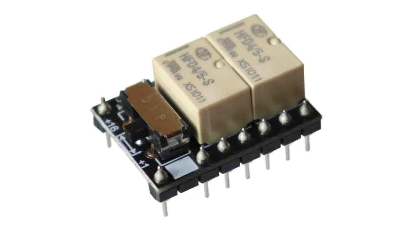 RS PRO PCB Mount Signal Relay, 5V dc Coil, 2A Switching Current, 4PDT