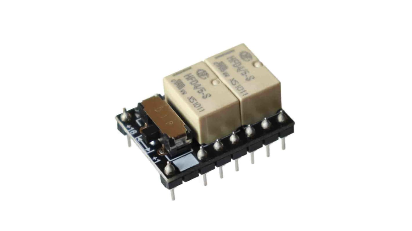 RS PRO PCB Mount Signal Relay, 5V dc Coil, 2A Switching Current, DPDT