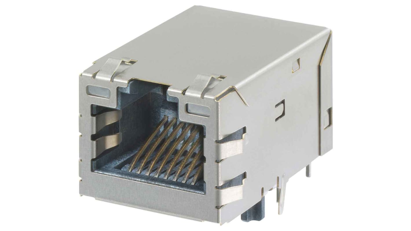 Molex 93463 Series Female RJ45 Connector, Panel Mount 8 -Way