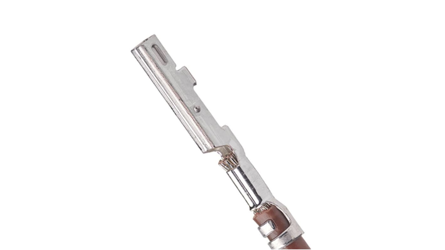 Molex Squba 3.6 Series Female Crimp Terminal, Compression, Crimp Termination, 20AWG Min, 18AWG Max
