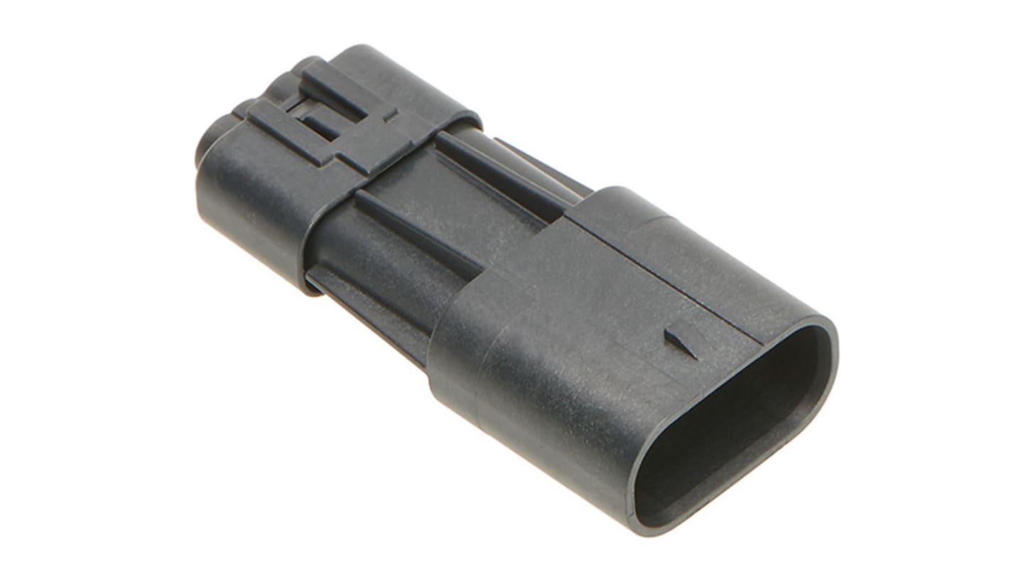 Molex, Squba 3.6 Male Crimp Connector Housing, 3.6mm Pitch, 3 Way, 1 Row