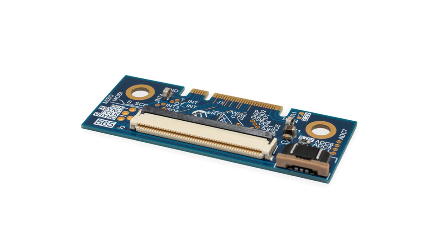 Microchip AC320212, 565 LCD Adapter Graphics Card LCD Adapter Board for DM320113, DM320209, AC320005-4, AC320005-5