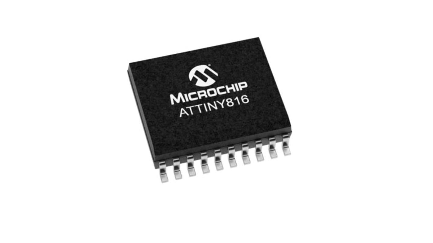 Microcontrôleur, 8bit, 512 B RAM, 8 ko, 20MHz, SOIC 20, série ATtiny816