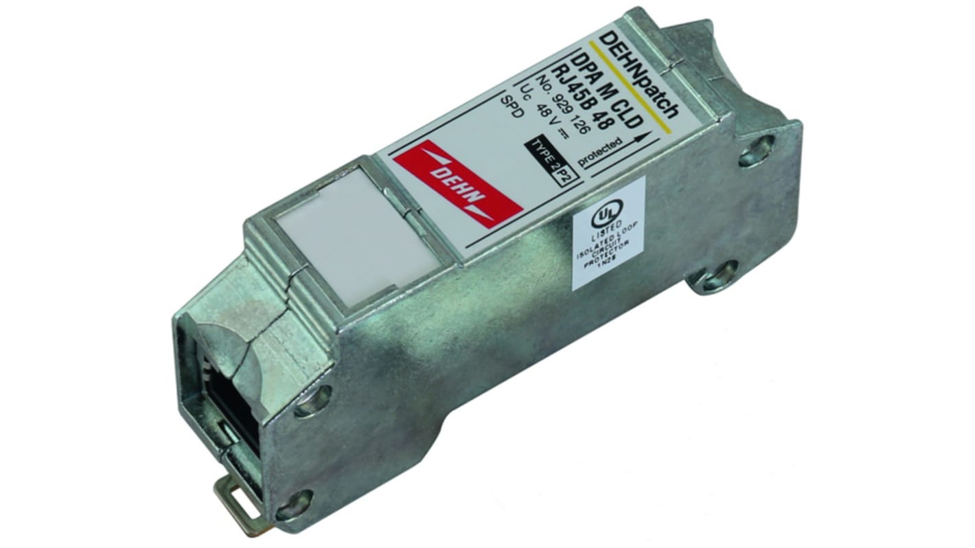 Dehn, DPA M CLD Surge Arrester 48 V Maximum Voltage Rating 0.001kA Maximum Surge Current Surge Arrester