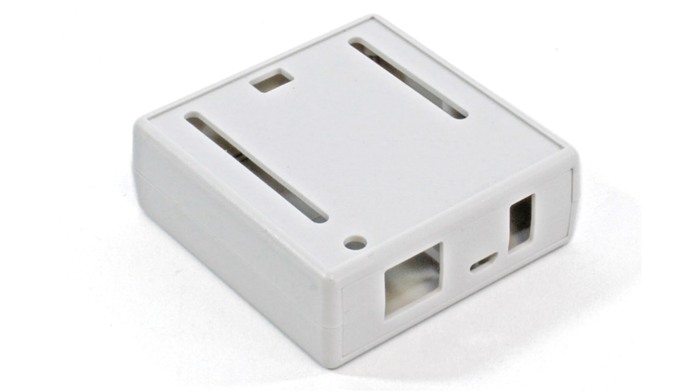 Hammond Light Grey Arduino Case for use with Arduino Leonardo, Arduino M0 Pro, Arduino Uno, Arduino Yun