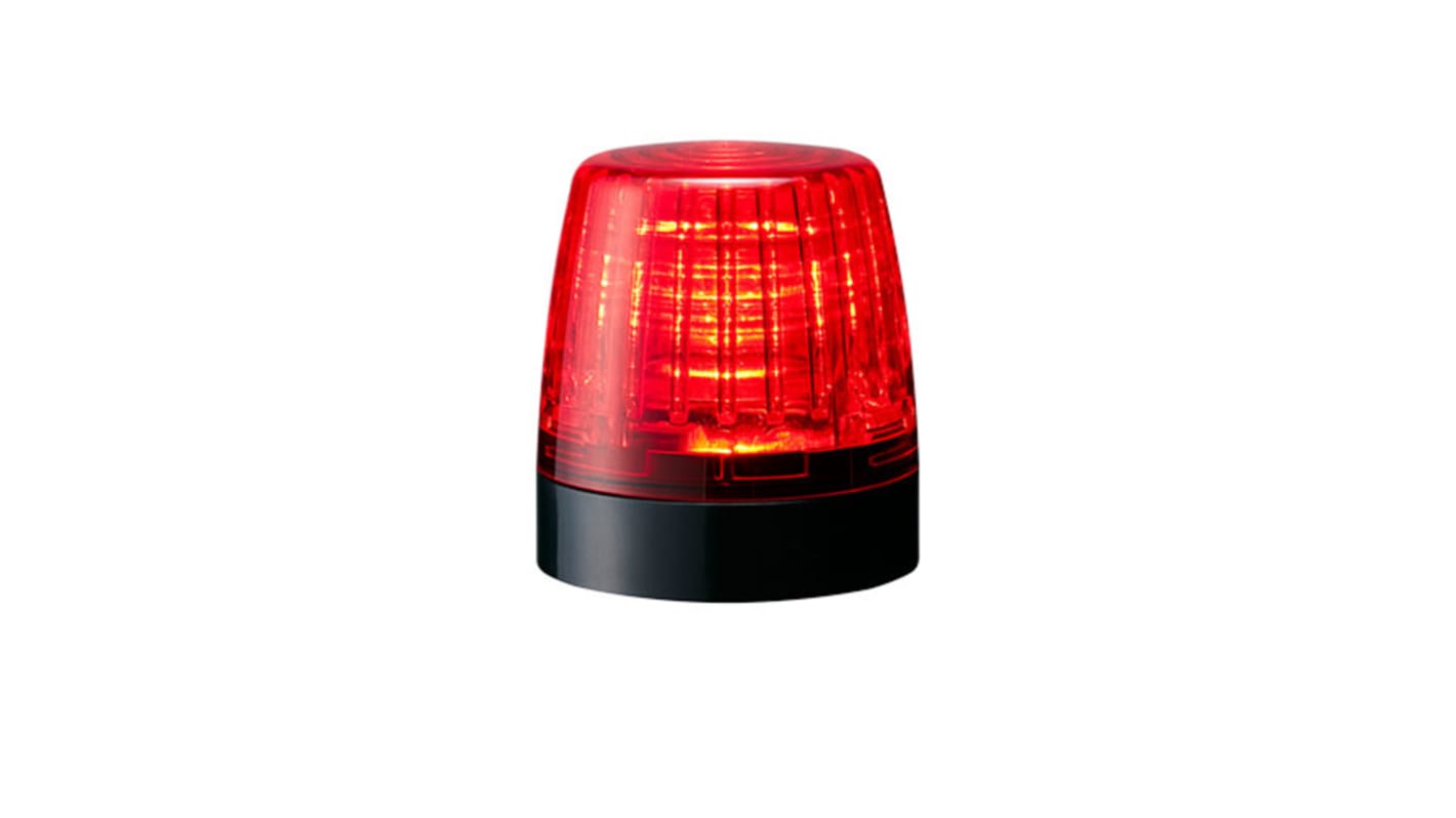 Segnalatore LED Fisso Patlite, LED, Rosso, 24 V c.c.