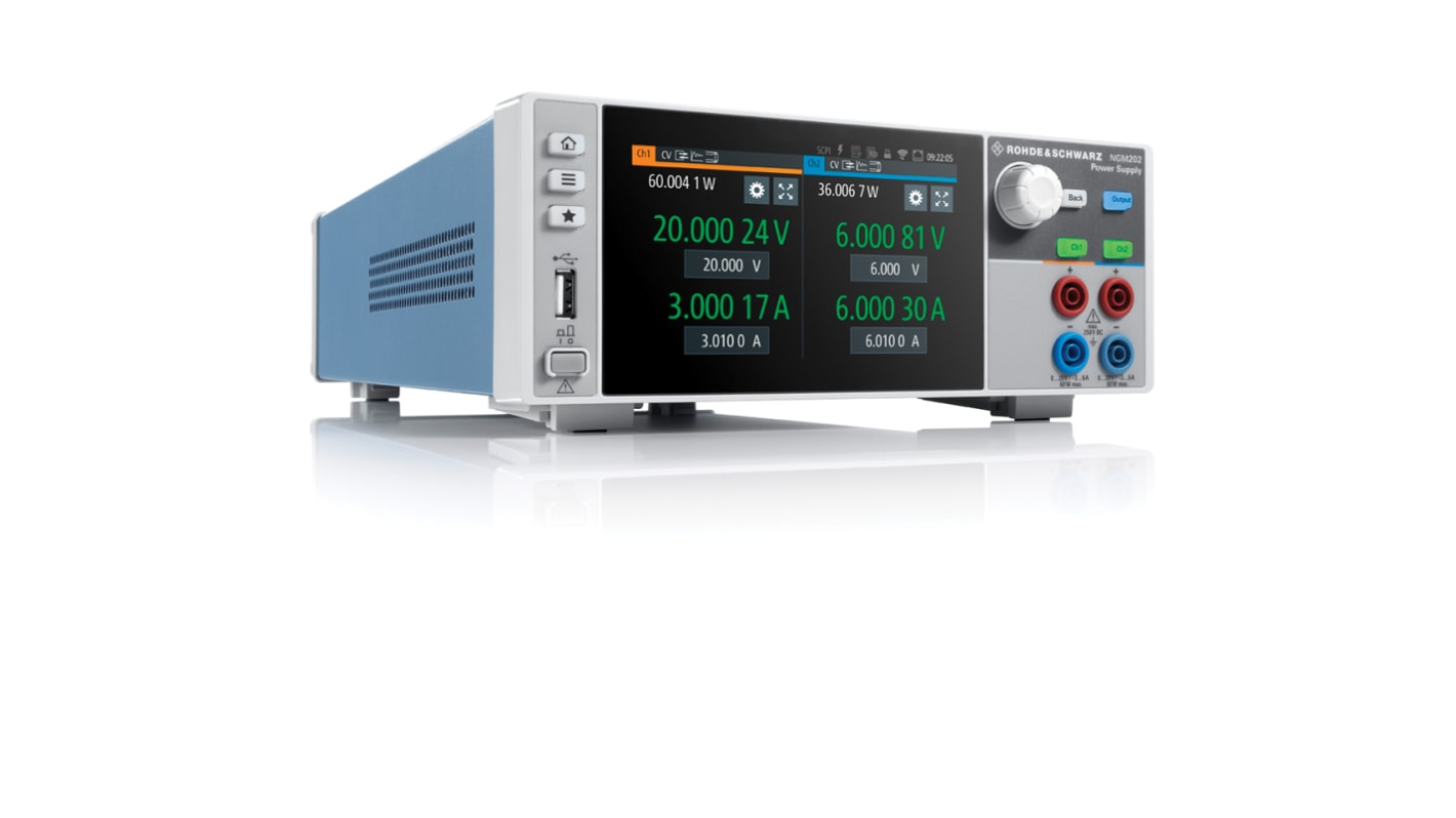 Zasilacz laboratoryjny 0 → 20V 6A Rohde & Schwarz 120W Programowalny zasilacz DC